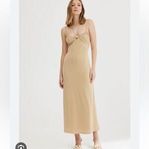Significant Other | Dresses | Significant Other Lana Cowlneck Tieback Satin  Maxi Dress | Poshmark